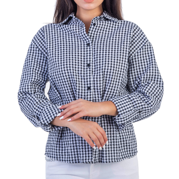 Elmas Phil Blouse Women size S Black - Picture 2 of 5